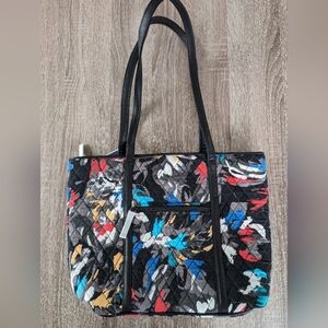 NWT Vera Bradley Signature Cotton Get Carried Away Trimmed Tote